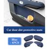 For Xpeng G6  2024 Car Door Groove Mat Storage Box Waterproof Leather Door Slot Protective Pad Cover Interior Accessories