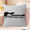 Крутые чехлы на подушки для гитары F-Fender G-Guitar Дюймы Сельский Декор Домашние декоративные наволочки для дивана