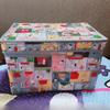 Cartoon Fabric Storage Organizer With Hello Kitty Kuromi Print Design For Living Room And Dorm Use