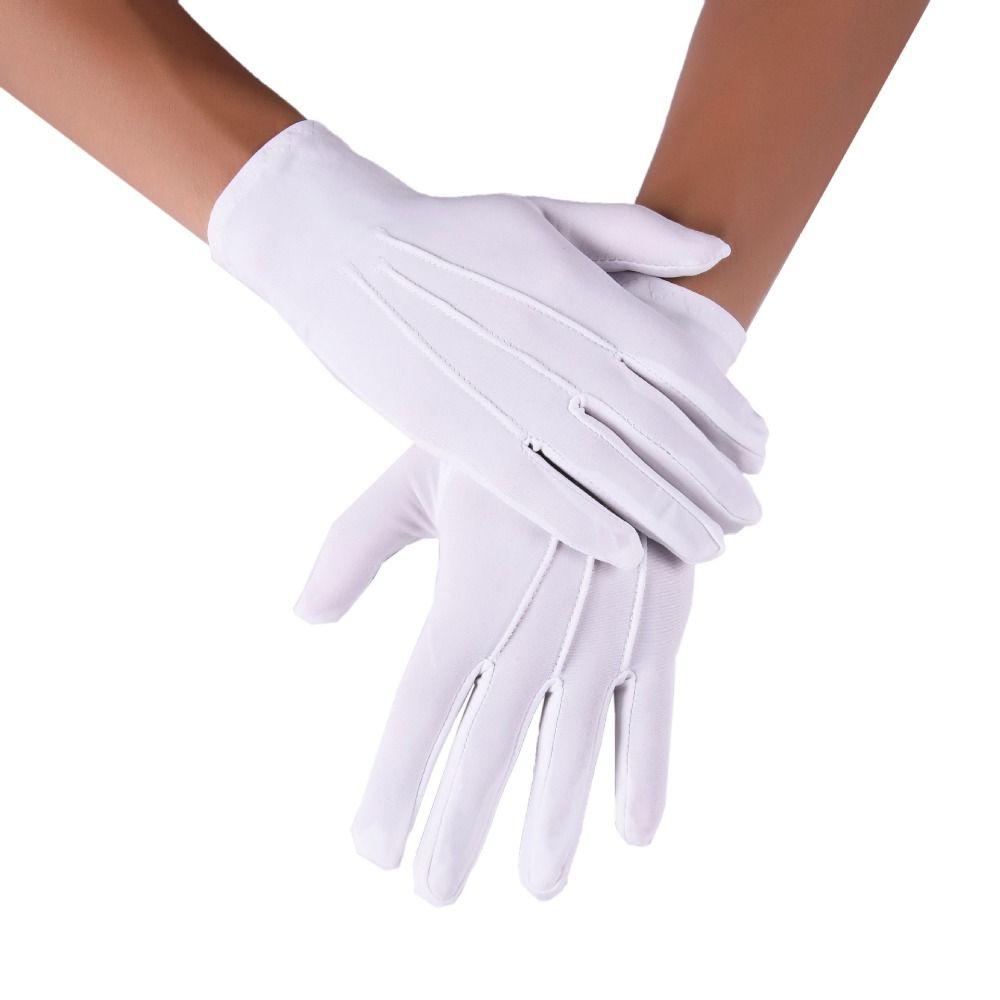 Soft Formal Cotton Gloves Hand Moisturising Driving Gloves New White Cotton Gloves