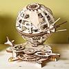 Wooden Creative Educational Puzzles- Globe Vintage Office Decor Collection , Self-Study