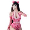 Косплей Девушка-Кошка Сексуальный Эротический Кошачий Боди-комбинезон Нижнее Белье Экстремально Извращенный Наряд Горничной Эротичный Милый Популярный Соблазнительный Набор с Кошачьими Ушками Женский Сексуальный Набор для Косплея