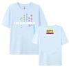 Katseye Im Gnarly Футболка с принтом корейской женской группы Camiseta Хлопок Короткий рукав Женская футболка Летняя Повседневная Женская футболка