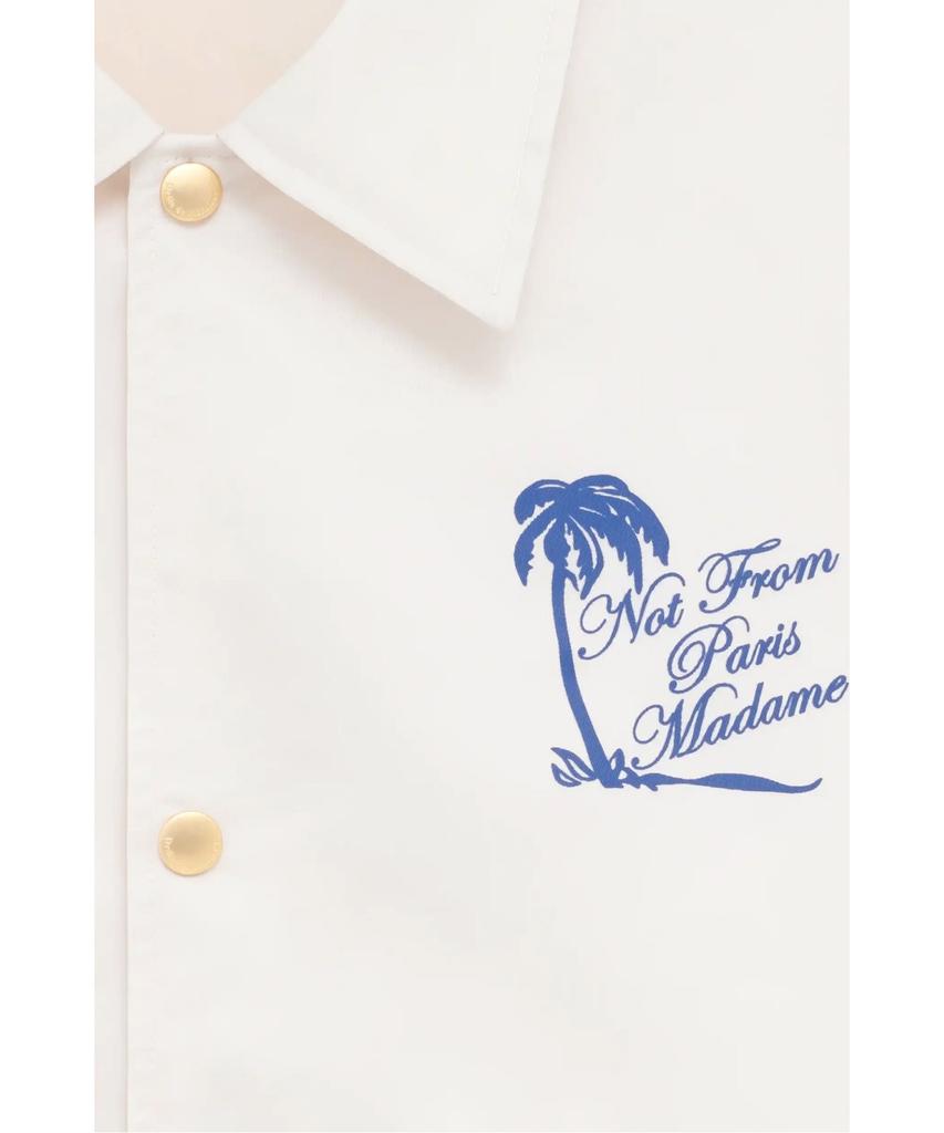 Drole De Monsieur Slogan Palmier Nylon Jacket Veste Slogan Palmier D0Jam26115Whm