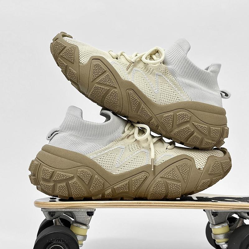 Модные высокие носки, походные ботинки, дышащая сетка, мужские кроссовки, удобная толстая подошва, спортивная обувь для бега, модные кроссовки для ходьбы