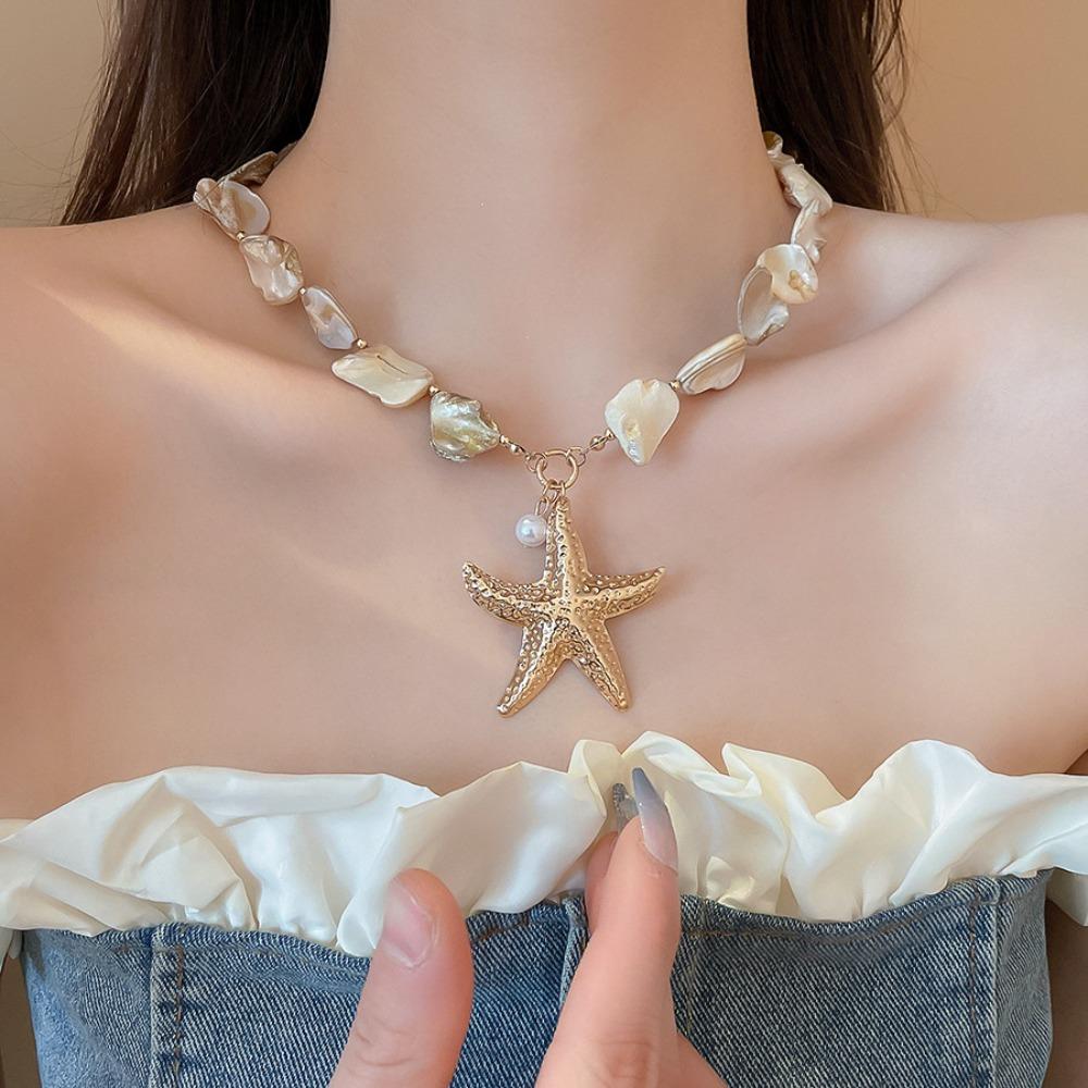 Имитация жемчуга Богемские ракушки бусины браслет украшения натуральные раковины пляжные серьги повседневные