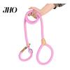 Heavy-duty Braided Rope Dog Harness Slip Leads for Dogs Heavy Duty Nylon Leash Pet Large Breeds Medium No Pull Training Walking Control Sturdy Lead
