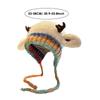 Deer Plush Hats Windproof Knit Beanie Reindeer Warm Hat for Women Girls Teens Children Travel Holiday Outdoor