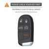 Силиконовый чехол-держатель для автомобильного ключа для Fiat Dodge Ram Charger Journey Durango Jeep Grand Cherokee Chrysler Бесключевой брелок