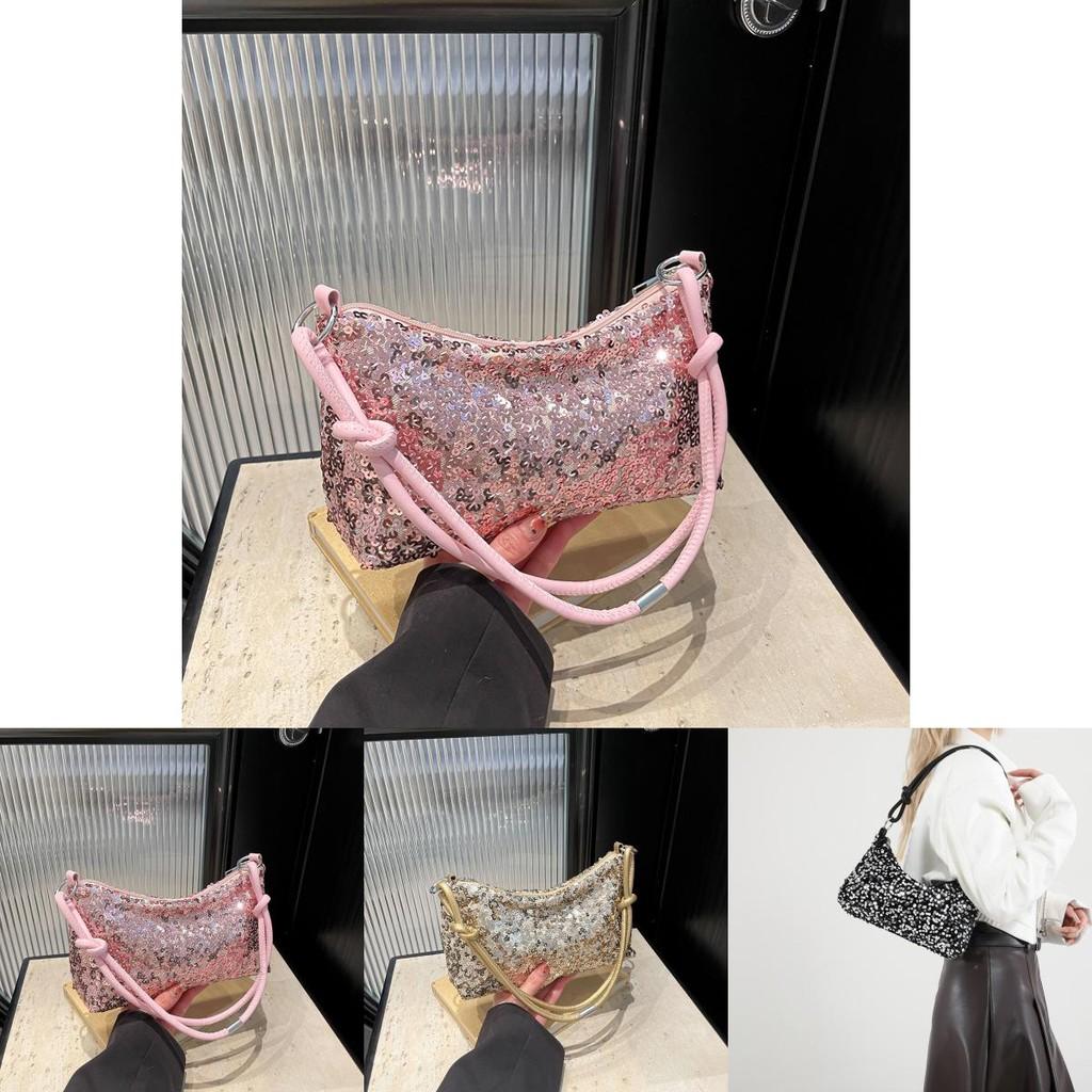 Modern Sequin Tote Bag For Women Trendy Urban Simple Design Perfect For Daily Use