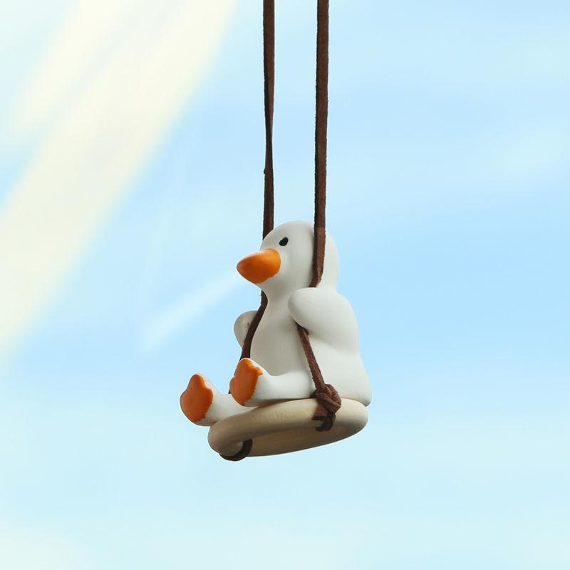 Украшение для автомобиля Swing Duck Подвеска для автомобиля Ароматерапия Духи Подвеска для зеркала заднего вида Украшения для салона автомобиля Статьи