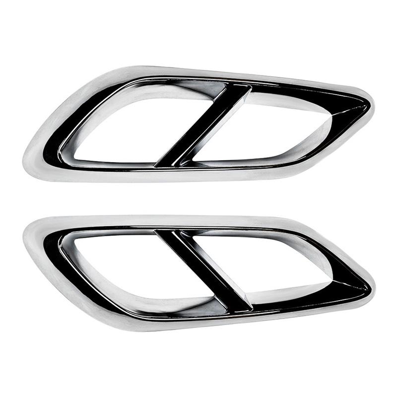 1 пара накладок на заднюю выхлопную трубу глушителя для Mercedes Benz E-Class W214 AMG Sedan 2024-2025 E260 300 AMG