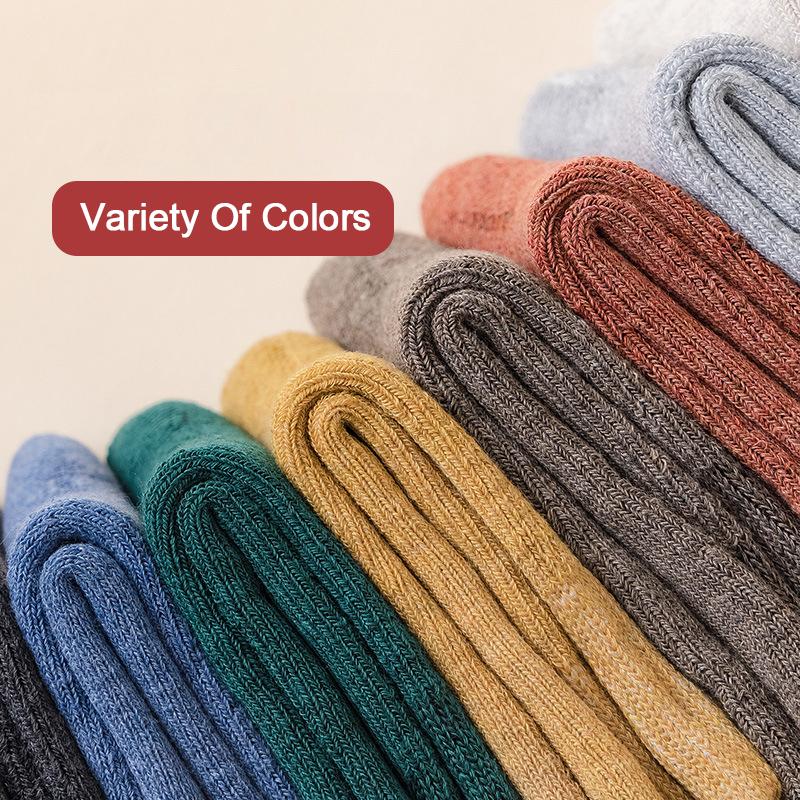 5 пар однотонных женских носков из 100% хлопка, высококачественные осенне-зимние носки в рубчик Paddy, повседневные базовые цветные мягкие женские носки 4,8 181 отзывов 364 заказа