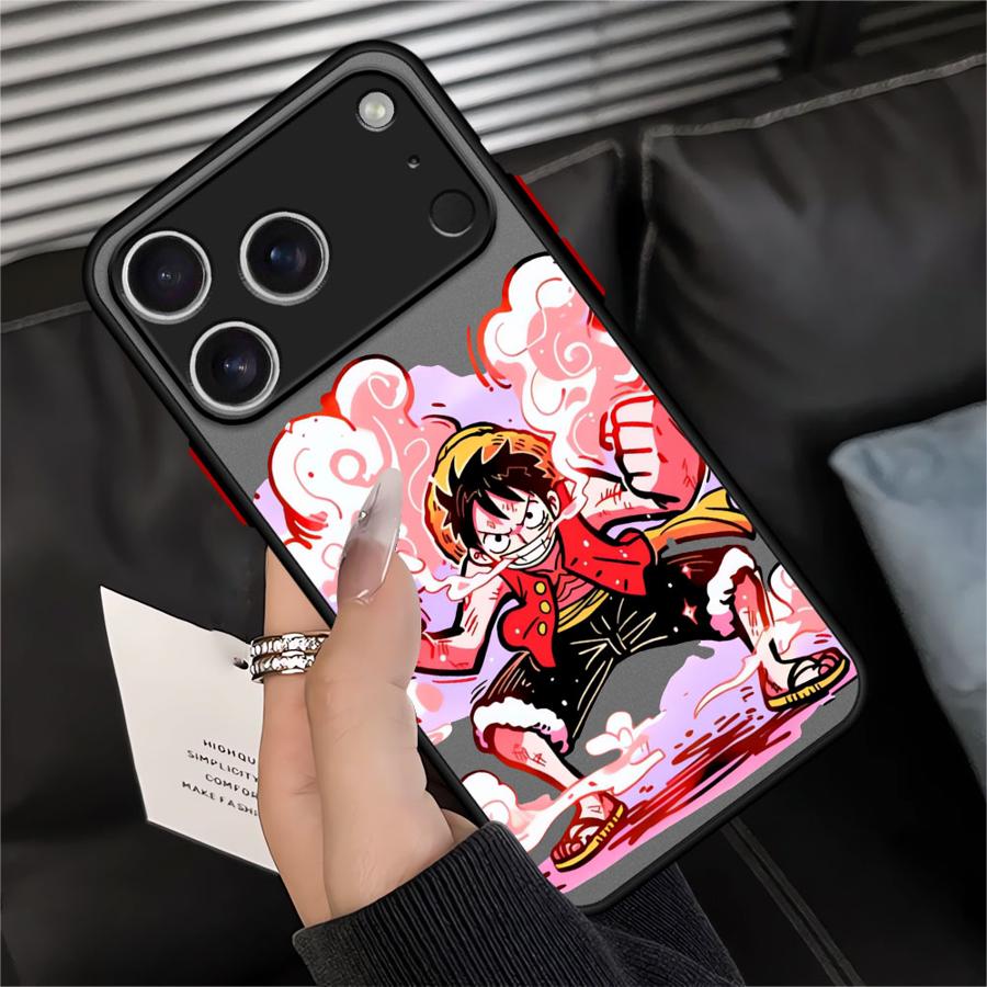 Чехол задняя крышка для телефона Funda для iPhone 17 Pro Max 14 11 16 Plus 12 15 13 Mini 7 8 SE XS XR Air Мультяшный O-One Pieces