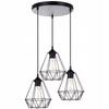 Nowoczesna lampa wisząca żyrandol plafon diament