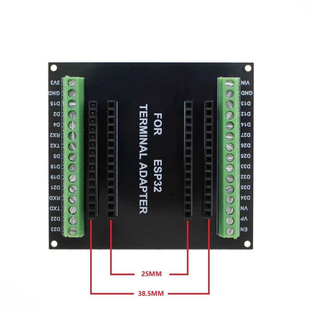 ESP32 Breakout Board NodeMCU-32S Lua 30Pin GPIO 1 Into 2 Development Board GPIO WiFi Bluetooth Module Low Power Expansion Board