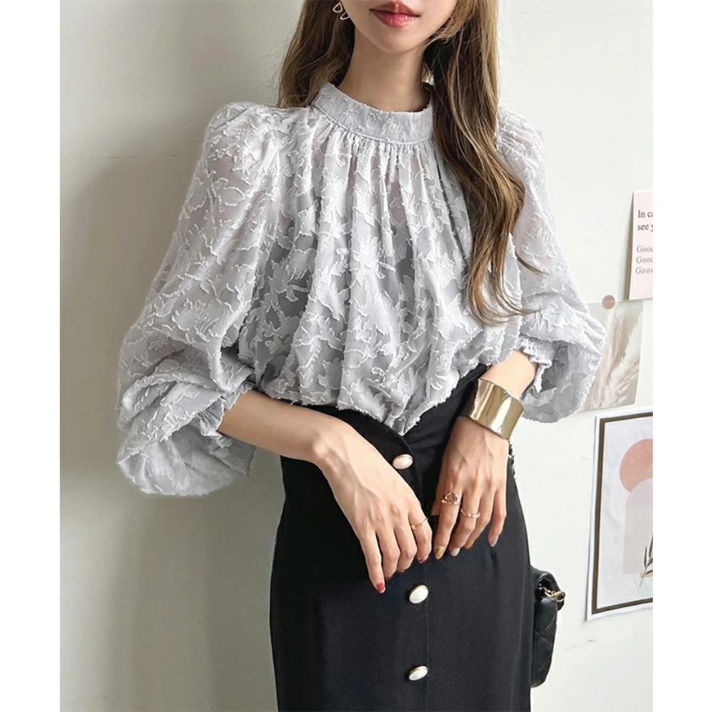 Хорошая ткань весна осень женская шифоновая блузка японская корейская пляжная рубашка кружевной топ солнцезащитный крем рубашка с кондиционером