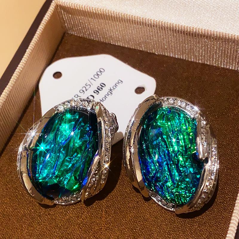 Винтажные серьги-капли с жемчугом и бриллиантовой инкрустацией - Ретро-стиль, Легкая роскошь, Высококачественный дизайн