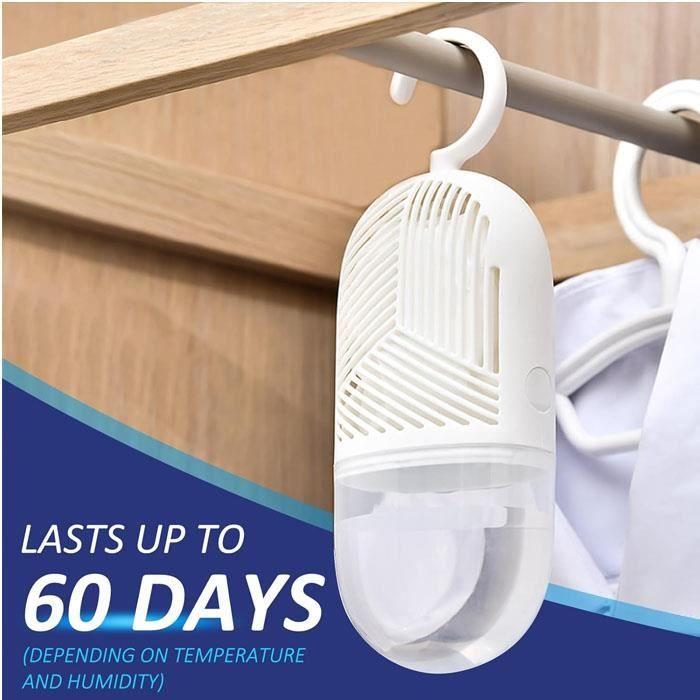 Closet Dehumidifiers, Moisture Absorber, Dehumidifies Cellars, Closets, Laundry Rooms and Eliminates Odors