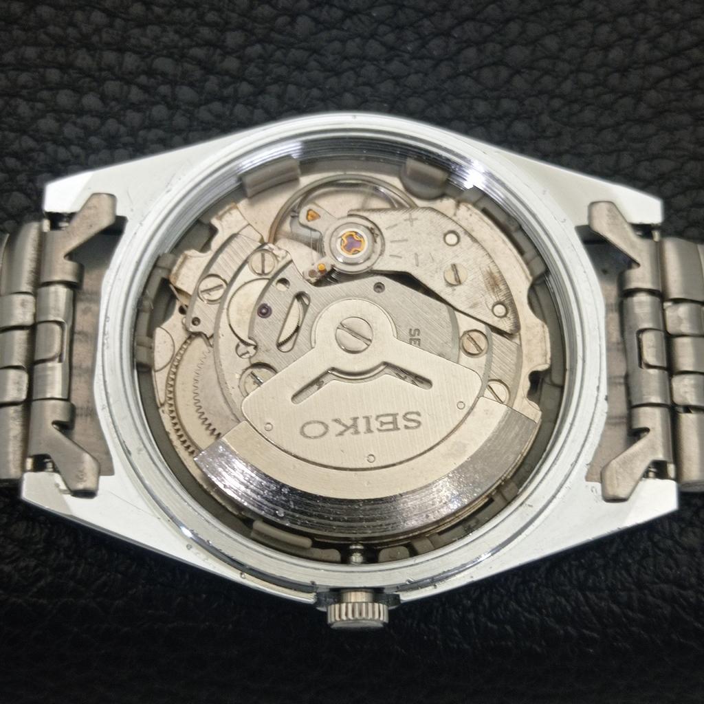 JAPAN VINTAGE REFURBISHED SEIKO 5 AUTOMATIC ROMAN FIGURE MENS WATCH a442096-1