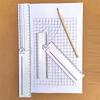 Folding Geometric Drawing Ruler Multifunctional Math Line Circular Drawing Geometry Template Angle Measure Drafting Ruler