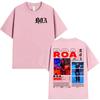 Футболка с графикой альбома Rapper ROA Tour 2025 для мужчин, хип-хоп, рок, готика, с коротким рукавом, винтажная оверсайз футболка, уличная одежда