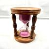 Nautical 17.78 Cm  Wooden Sand Timer 5 Minute Hourglass Home Decor Tabletop, Studyroom, Gift for Birthday, Thanksgiving Gift