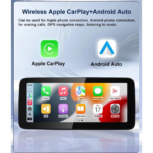 Wireless Carplay Android Auto TouchScreen 10.25'' For Mercedes Benz A Class W176 A200 A180 A220 Car Multimedia Player Display BT