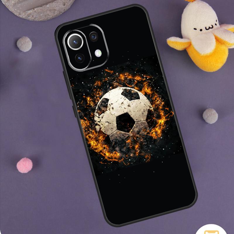 Чехол для телефона Xiaomi 15 14 Ultra 13T 14T 15T 17 Pro Max POCO F8 Ultra F5 F6 F7 X5 X6 X7 Pro с рисунком футбольного мяча