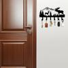 Decorative Hook Key Holder High Hardness Corrosion Resistant Simple Installation Multipurpose Clothes Rack Storage Hook