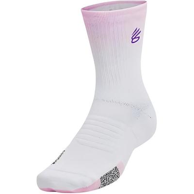 Under Armour Носки Playmaker ArmourDry с круглым вырезом, унисекс, 1 пара, белые, 1376231-103
