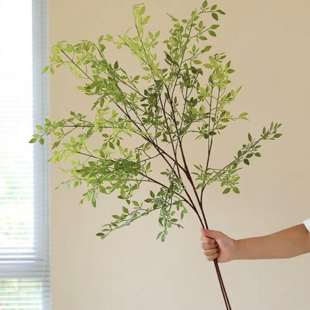 Handmade Artificial Nantian Bamboo Branch Long Fake Plants Simulation Nantian Bamboo  Party Decor