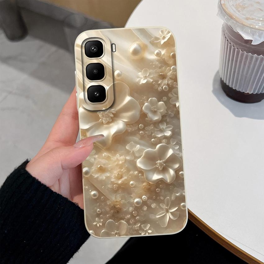 Для Infinix Hot 60 50 Pro Plus 40Pro 30 Play 70 60i 50i 40i 30i Чехол для телефона Сладкий Кролик Торт Новое Улучшение Мягкий Гладкий Силикон Легкий Прочный Корпус