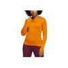 Adidas Cold.Rdy Sleeve Training Tee Solid Color Comfortable Slim Fit Long Sleeve T-Shirt Women Tops Orange H11214