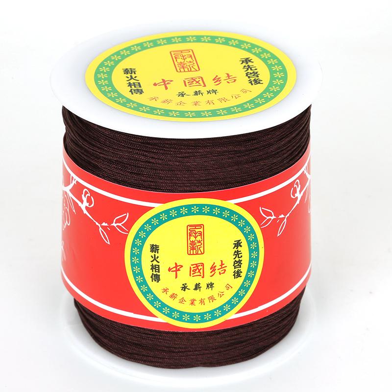 1.5mm/1mm Nylon Cord Chinese Knot Cord Woven Bracelet String Thread for DIY Jewelry Making