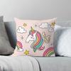 Cartoon Rainbow Horse Print Pillowcase Interior Decoration Office Living Room Home Pillowcase