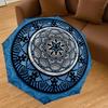 1pc Mandala Pattern Automatic Open/Close Umbrella with Windproof, 8-Rib Sturdy Canopy, Durable Ribs, Fashionable Design1213A