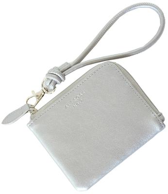Мини-кошелек Altro Rose Silver для компактного хранения с женским дизайном, на молнии L-Zip, тонкий, легкий, милый, маленький, стильный, популярный, многофункциональный, 160337-20