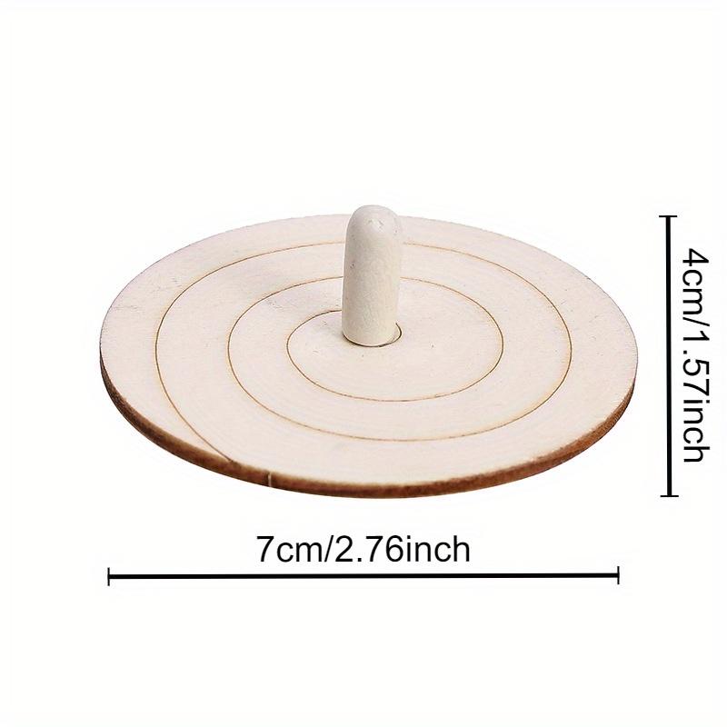 Набор для поделок «Деревянный волчок», 16 шт., Раскрашивание и изготовление поделок из деревянных художественных материалов, Подарочный спиннер к празднику