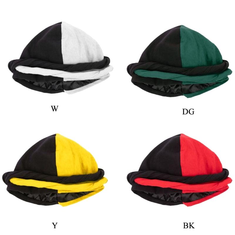 Мужской тюрбан, головной убор, подкладка из сатина, головной платок, тюрбан-нимб, дюраг, мусульманский хиджаб, тюрбан