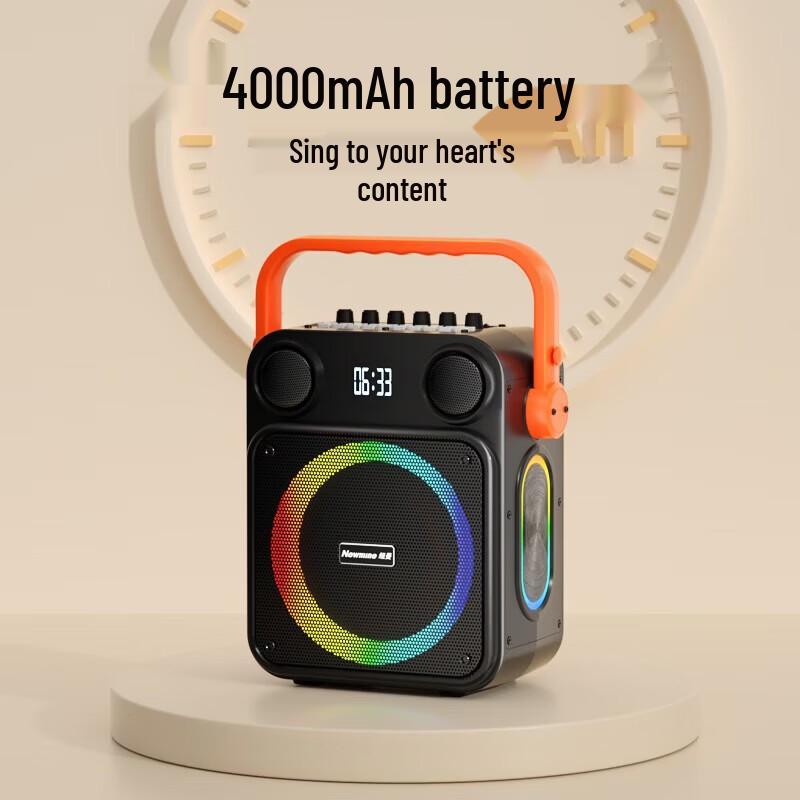 Newmine K516 Portable Bluetooth Karaoke Speaker CN plug (adapter included) (CN version)