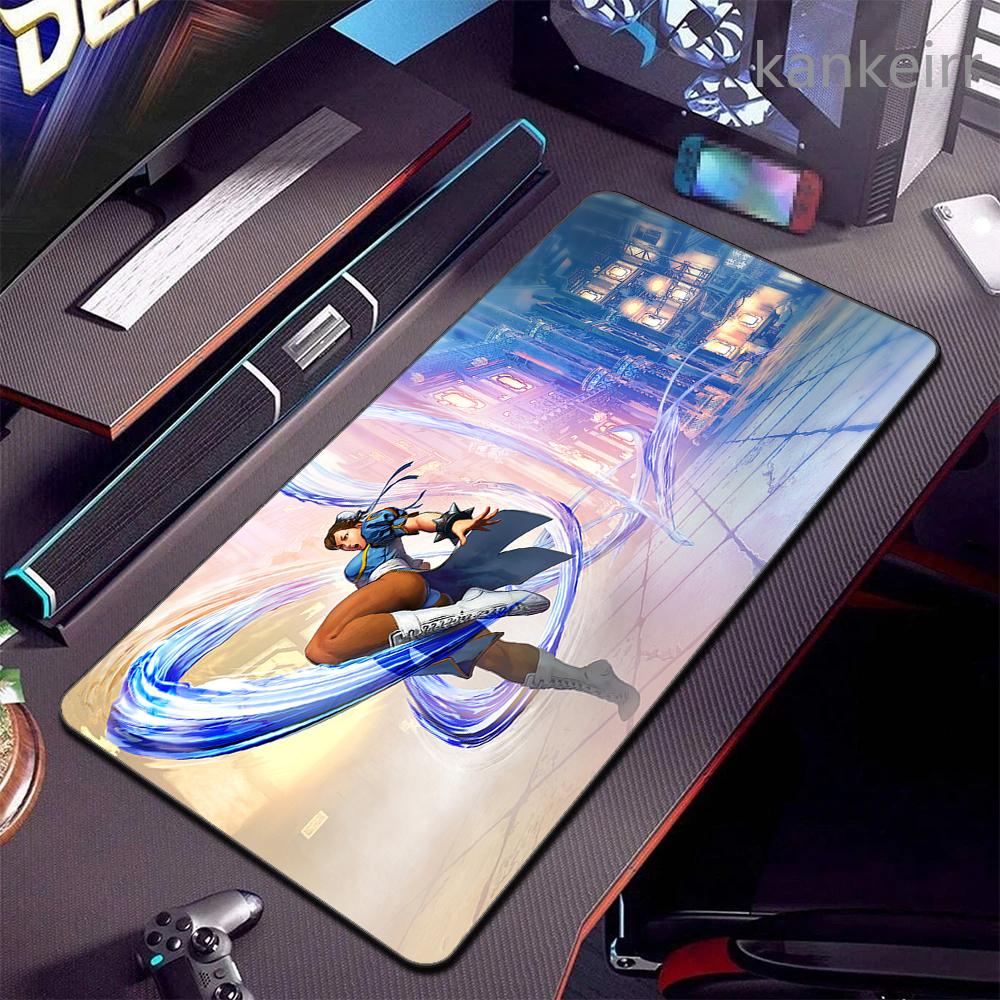 Mouse Pad Large Rubber Mousepad with Lock edge Computer Gamer S-Street Fighter HD Printing Speed Deskmat Pc Keyboard pad 900x400