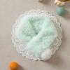 [Pet] Pom Pom Fur Scarf Mint