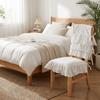 Decorative Chair Backrest Cover Washable Ruffle Cushion Simple Dining Chair Back Decor  Restaurant