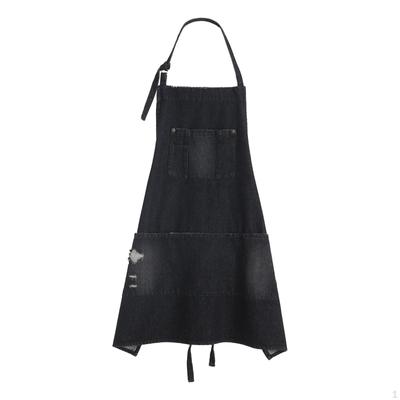 Фартук шеф-повара, джинсовый высокий нагрудник, работа для DIY, керамическая скульптура, художественная работа, художник-повар