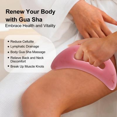 Инструмент для массажа Гуаша, доска для скребков, скребок для мышц, антицеллюлитный спа-инструмент для акупунктуры, улучшает циркуляцию крови и расслабляет мышцы