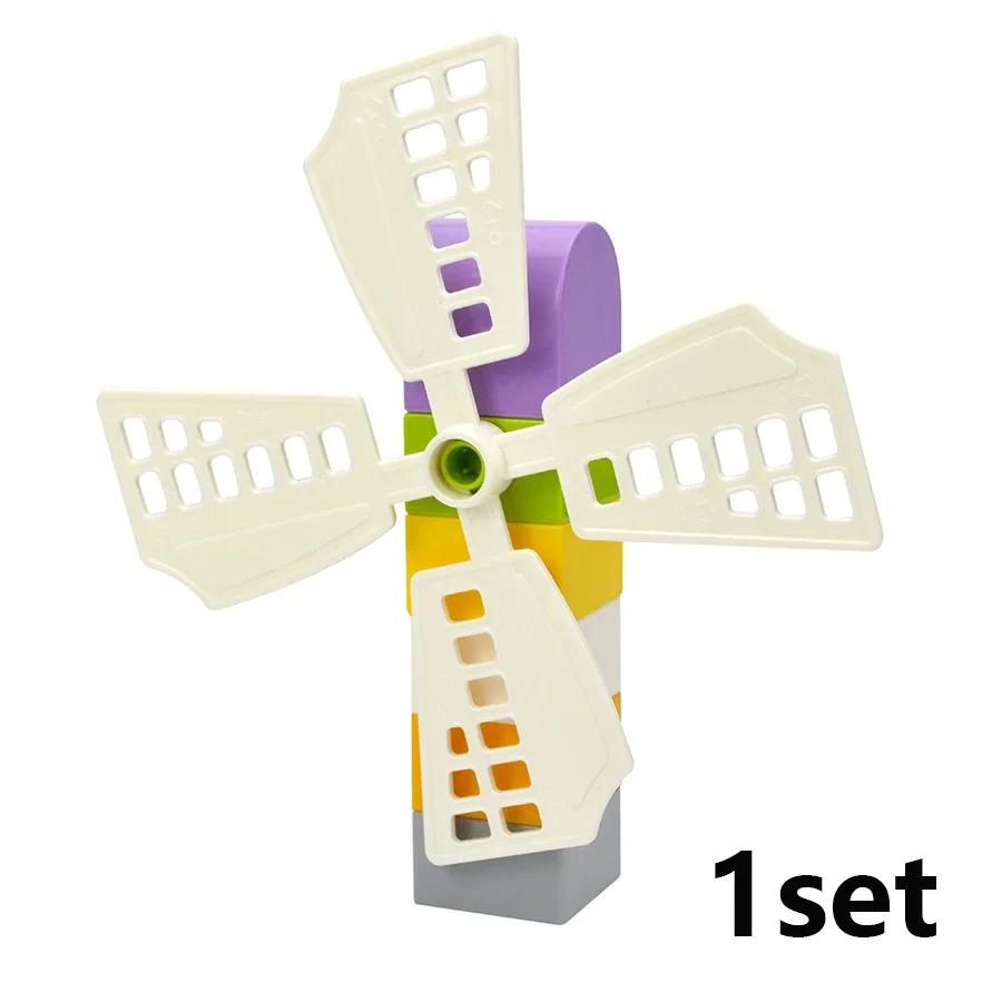 Большой размер слайд гоночный трек мяч кирпич крупный строительный блок воронка слайд лабиринт аксессуары детские игрушки совместимые Duploes