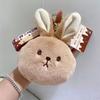 New Design Multicolor Cartoon Animal Purse Keychain Bear Rabbit Dog Coin Bag Decoration Earphone Case Keychain Pendant Universal