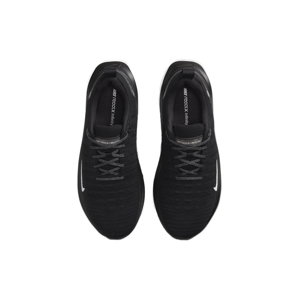 Nike ReactX Infinity Run 4 Черно-белые мужские кроссовки темно-серые DR2665-001