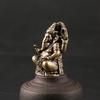 Gold Lord Ganesha Statue Buddha Elephant Hindu God Sculpture Figurines Resin Home Garden Decoration Buddha Statues For House